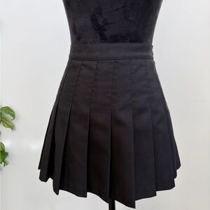 American Apparel Black Tennis Skirt | Made in USA | Size Small